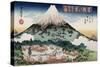 Clearing Weather, Enoshima', , from the Series 'Eight Views of Famous Places'-Toyokuni II-Stretched Canvas