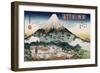 Clearing Weather, Enoshima', , from the Series 'Eight Views of Famous Places'-Toyokuni II-Framed Giclee Print