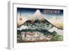 Clearing Weather, Enoshima', , from the Series 'Eight Views of Famous Places'-Toyokuni II-Framed Giclee Print