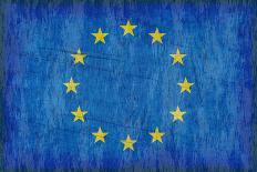 Grungy European Flag-clearviewstock-Art Print
