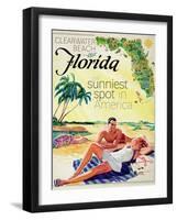 Clearwater Beach-null-Framed Premium Giclee Print