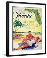 Clearwater Beach-null-Framed Giclee Print