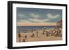 Clearwater, Florida - View of Clearwater Beach-Lantern Press-Framed Art Print