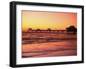 Clearwater Pier on Gulf of Mexico-James Randklev-Framed Photographic Print