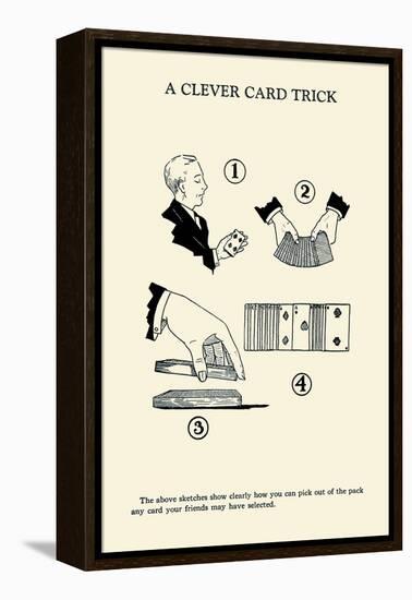 Cleaver Card Trick-null-Framed Stretched Canvas