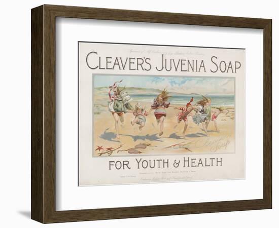 Cleaver's Juvenia Soap for Youth and Health-null-Framed Giclee Print