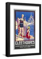 Cleethorpes Swimming Pool-null-Framed Art Print