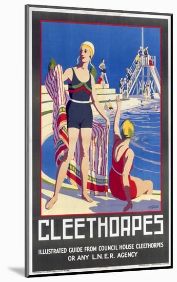 Cleethorpes Swimming Pool-null-Mounted Art Print