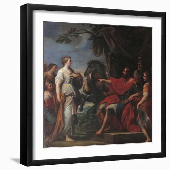 Clelia before Porsena-Placido Costanzi-Framed Premium Giclee Print