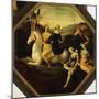 Clelia Crossing the Tiber, Ca 1510-null-Mounted Giclee Print