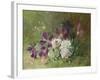 Clematis and Honeysuckle-Albert Tibulle de Furcy Lavault-Framed Giclee Print