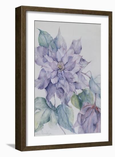 Clematis, Lord Neville-Karen Armitage-Framed Giclee Print