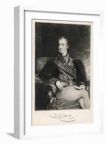 Clemens Lothar Wenzel Prince Metternich Austrian Statesman-W. Unger-Framed Art Print