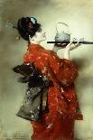 The Japanese Lady; La Japonaise, 1888-Clemens von Pausinger-Stretched Canvas