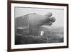 Clement Bayard Dirigible Half Way In Hangar-null-Framed Art Print