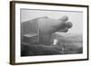 Clement Bayard Dirigible Half Way In Hangar-null-Framed Art Print