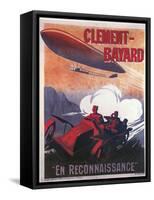 Clement-Bayard En Reconnaissance-Ernest Montaut-Framed Stretched Canvas