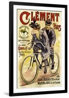 Clement Bicycles-A^ Gilbert-Framed Art Print