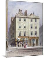 Clement's Stores at the Junction of Holywell Street and Wych Street, Westminster, London, 1855-Thomas Hosmer Shepherd-Mounted Giclee Print