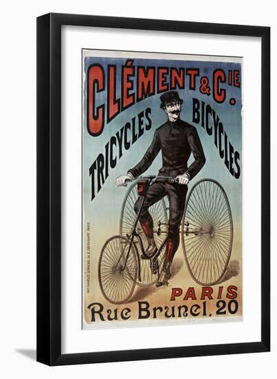 Clement Tricycles-null-Framed Premium Giclee Print