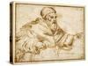 Clement VII Seated at a Table-Giorgio Vasari-Stretched Canvas