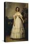 Clementine Marie D'Orleans, 1845-Franz Xaver Winterhalter-Stretched Canvas