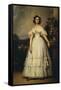 Clementine Marie D'Orleans, 1845-Franz Xaver Winterhalter-Framed Stretched Canvas