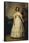 Clementine Marie D'Orleans, 1845-Franz Xaver Winterhalter-Framed Stretched Canvas