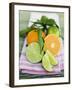 Clementines and Limes with Leaves-null-Framed Photographic Print