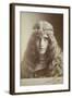 Cléo de Mérode, cheveux dénoués et diadème-Paul Nadar-Framed Giclee Print