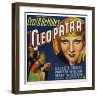 Cleopatra, 1934, Directed by Cecil B. Demille-null-Framed Giclee Print