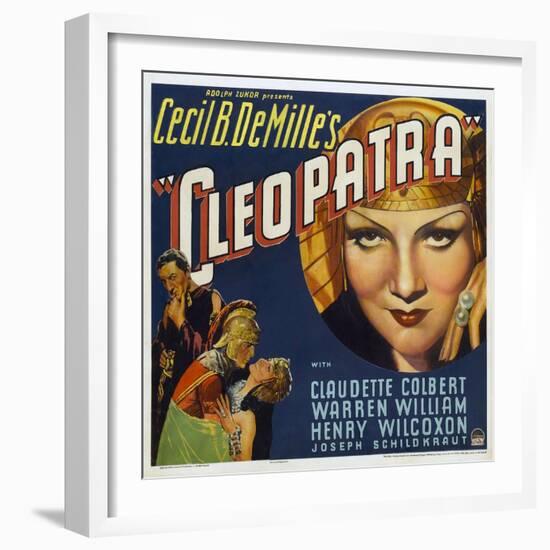 Cleopatra, 1934, Directed by Cecil B. Demille-null-Framed Giclee Print