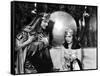 CLEOPATRA, 1934 directed by CECIL BeMILLE Claudette Colbert (b/w photo)-null-Framed Stretched Canvas