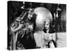 CLEOPATRA, 1934 directed by CECIL BeMILLE Claudette Colbert (b/w photo)-null-Stretched Canvas