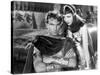 CLEOPATRA, 1934 directed by CECIL BeMILLE Henry Wilcoxon and Claudette Colbert (b/w photo)-null-Stretched Canvas