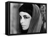 CLEOPATRA, 1963 directed by JOSEPH L. MANKIEWICZ Elizabeth Taylor (b/w photo)-null-Framed Stretched Canvas