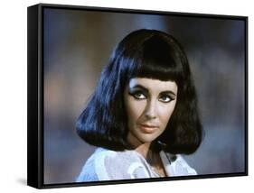 CLEOPATRA, 1963 directed by JOSEPH L. MANKIEWICZ Elizabeth Taylor (photo)-null-Framed Stretched Canvas