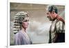 CLEOPATRA, 1963 directed by JOSEPH L. MANKIEWICZ Elizabeth Taylor / Rex Harrison (photo)-null-Framed Photo