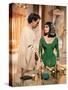 CLEOPATRA, 1963 directed by JOSEPH L. MANKIEWICZ Richard Burton and Elizabeth Taylor (photo)-null-Stretched Canvas