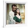 CLEOPATRA, 1963 directed by JOSEPH L. MANKIEWICZ Richard Burton / Elizabeth Taylor (photo)-null-Framed Photo