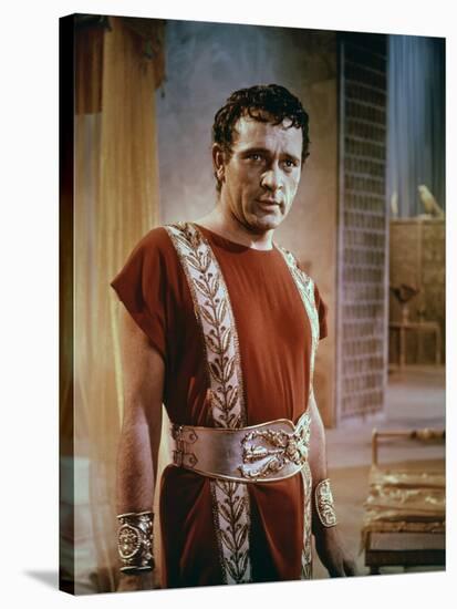 CLEOPATRA, 1963 directed by JOSEPH L. MANKIEWICZ Richard Burton (photo)-null-Stretched Canvas