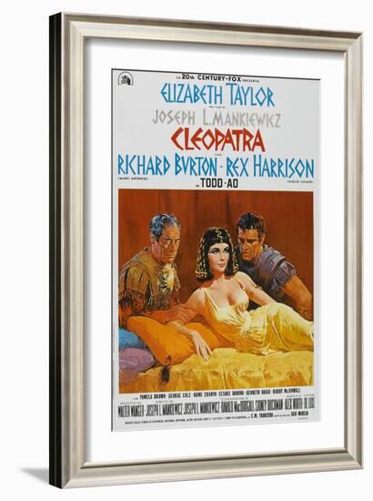 Cleopatra, 1963, Directed by Joseph L. Mankiewicz-null-Framed Giclee Print