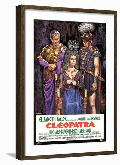 Cleopatra, 1963, Directed by Joseph L. Mankiewicz-null-Framed Giclee Print