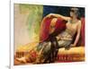 Cleopatra (69-30 BC), Preparatory Study for "Cleopatra Testing Poisons on the Condemned Prisoners"-Alexandre Cabanel-Framed Giclee Print