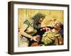 Cleopatra and Caesar-Don Lawrence-Framed Giclee Print