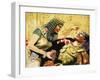 Cleopatra and Caesar-Don Lawrence-Framed Giclee Print