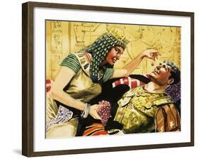 Cleopatra and Caesar-Don Lawrence-Framed Giclee Print