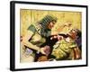 Cleopatra and Caesar-Don Lawrence-Framed Giclee Print