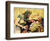 Cleopatra and Caesar-Don Lawrence-Framed Giclee Print