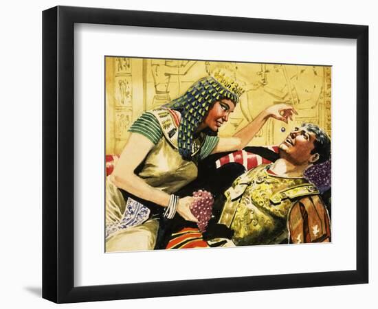 Cleopatra and Caesar-Don Lawrence-Framed Giclee Print